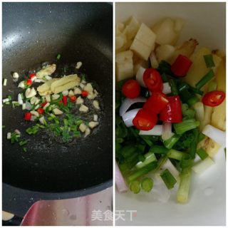 酸辣鸡蛋荞麦面的做法步骤：2