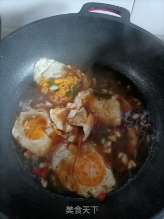 酸辣鸡蛋荞麦面的做法步骤：5