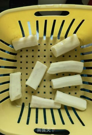 山药肉末蒸糯玉米粒的做法步骤：2