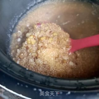 双豆芡实小米粥的做法步骤：6