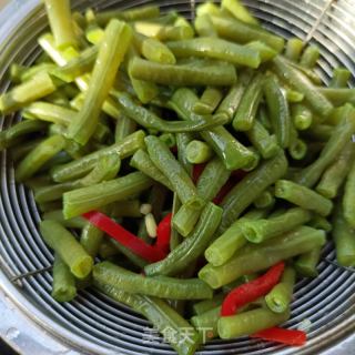 豇豆回锅肉的做法步骤：7