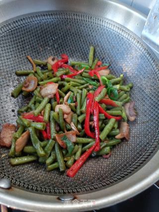 豇豆回锅肉的做法步骤：13