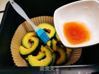 空气炸锅烤南瓜的做法步骤：7