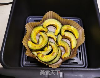 空气炸锅烤南瓜的做法步骤：9
