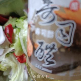黄瓜拌章鱼肚的做法步骤：7