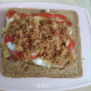 三明治的做法步骤：9