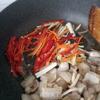 白玉菇松蘑回锅肉的做法步骤：17
