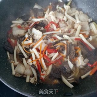 白玉菇松蘑回锅肉的做法步骤：21
