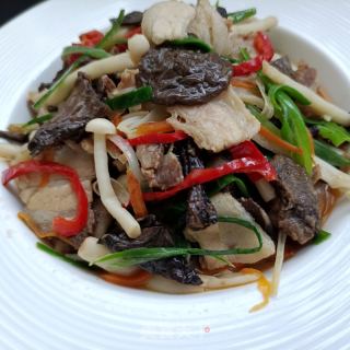 白玉菇松蘑回锅肉的做法步骤：23