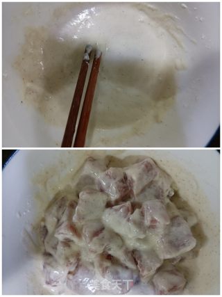 菠萝咕噜肉的做法步骤：4