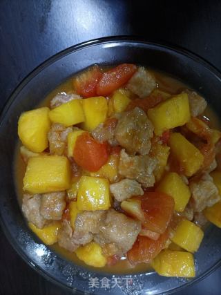 菠萝咕噜肉的做法步骤：10