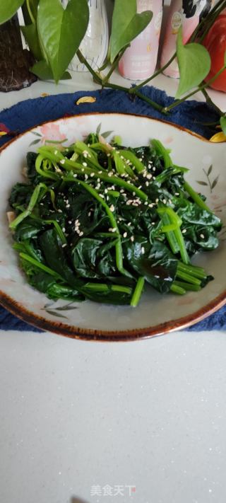 凉拌菠菜的做法步骤：6