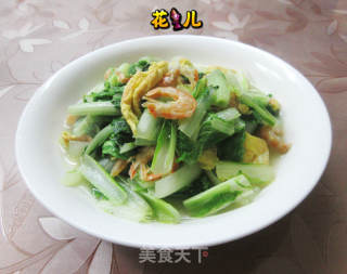 鸡蛋开洋炒毛毛菜