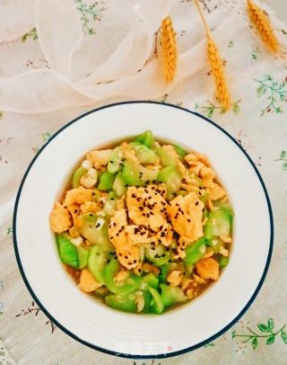 丝瓜炒蛋的做法步骤：13