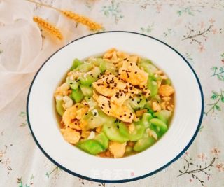 丝瓜炒蛋的做法步骤：14