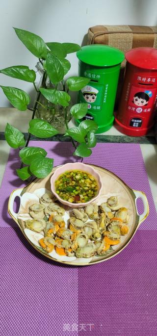白灼扇贝肉的做法步骤：7