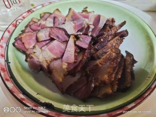 腊肉炒腐竹的做法步骤：2