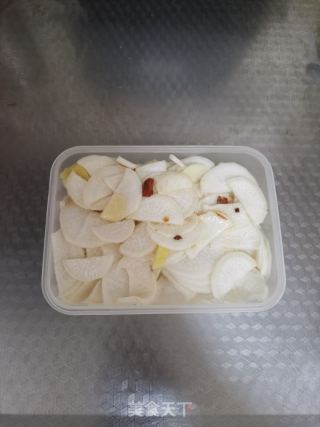 腌白萝卜的做法步骤：4