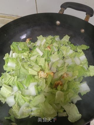 小白菜炒鸡蛋的做法步骤：6