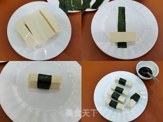 豆腐煮出高级感，海苔照烧豆腐的做法步骤：3