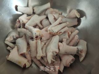 酸辣柠檬鸡爪的做法步骤：2