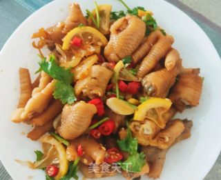 酸辣柠檬鸡爪的做法步骤：17