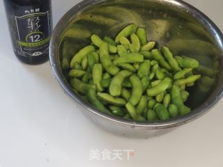 五香毛豆的做法步骤：2