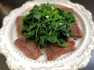 酱牛肉拌野苋菜的做法步骤：9