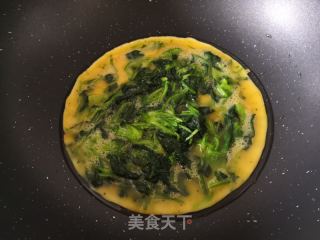 菠菜烘蛋的做法步骤：8