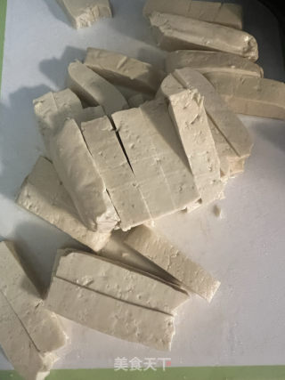 子姜葱段豆腐的做法步骤：3