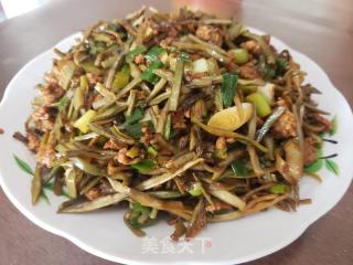 干油豆角炒肉末的做法步骤：8