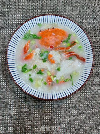 剥皮鱼蟹粥的做法步骤：16