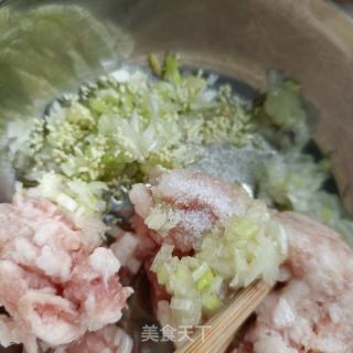 野苋菜肉馄饨的做法步骤：7