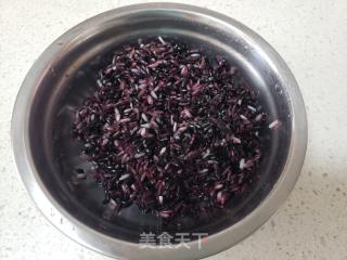 黑米米糊的做法步骤：2
