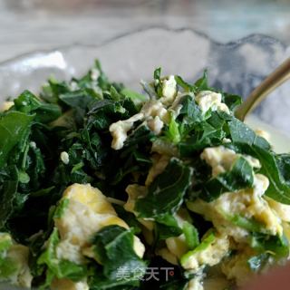 肉末苋菜水炒蛋的做法步骤：7
