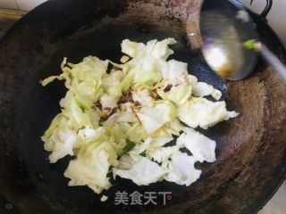 莲花白木耳过油肉的做法步骤：8
