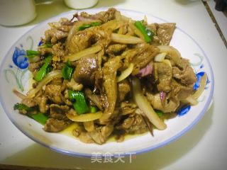 圆葱爆羊肉的做法步骤：12