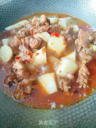 山药烧牛肉的做法步骤：10
