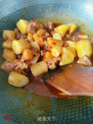 山药烧牛肉的做法步骤：11