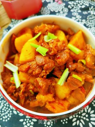 山药烧牛肉的做法步骤：14