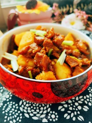 山药烧牛肉的做法步骤：15