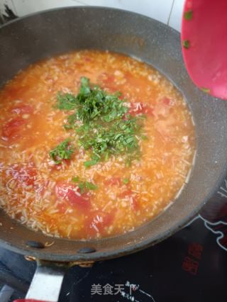 金针菇肉沫汤的做法步骤：12