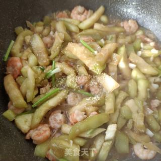 茄子炒虾仁的做法步骤：16