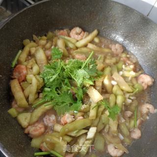 茄子炒虾仁的做法步骤：17