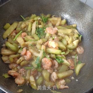 茄子炒虾仁的做法步骤：18
