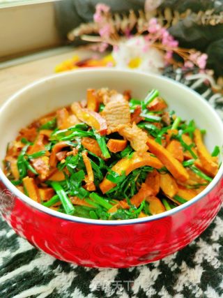 豆干炒韭菜的做法步骤：10