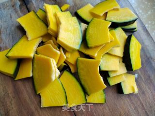 四季豆炒南瓜的做法步骤：2