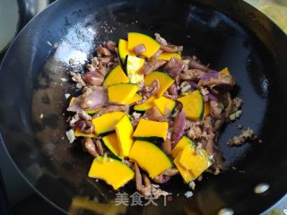 肉末茄子烧南瓜的做法步骤：7
