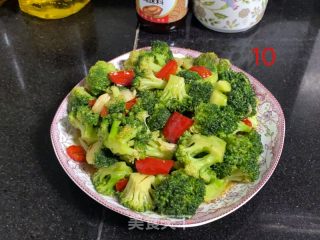 鲍汁西蓝花的做法