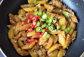 孜然麻辣小土豆的做法步骤：12